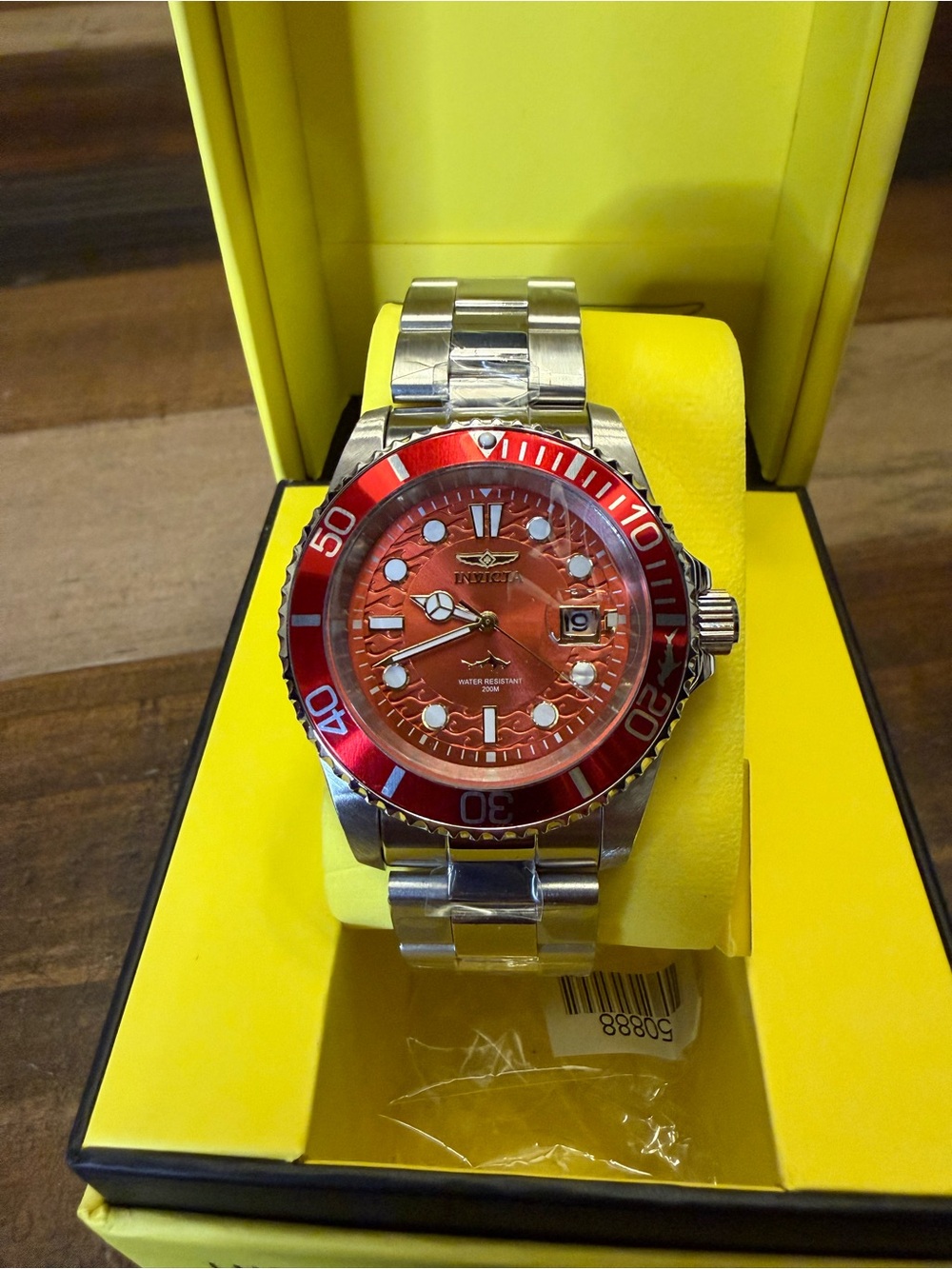 Invicta Pro Diver Vectide (Model 50888) with Red Dial and Bezel